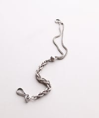 c.1890–1910 France / Watch Chain Bracelet / Silver 800
