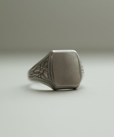 c.1950s Norway / Ivar T Holth /シグネットリング / Silver 830