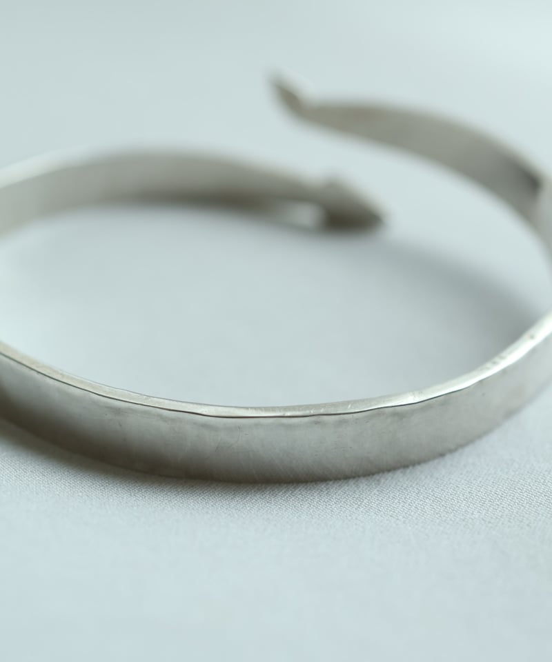 フランス　ヴィンテージ　シルバーバングル Vintage British Silver Bangle Bracelet イギリス ヴィンテージ