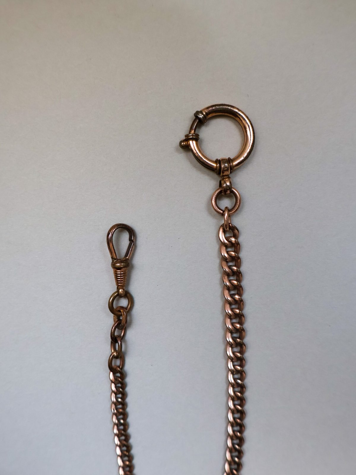 超希少】1900s ウォレットチェーン フランス製 真鍮アンティーク