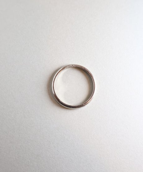 France vintage プレーンリング/silver 925