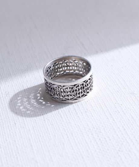 c.1950–70s France / ゴシックモチーフリング / Silver800-925