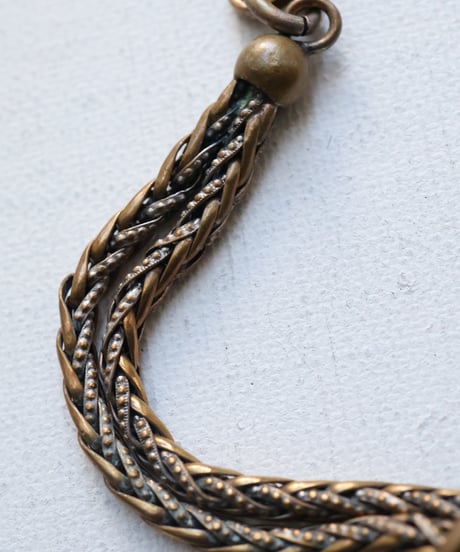 c.1900 France / シャトレーヌチェーン ウォッチチェーン / Brass
