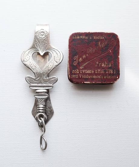 c.1890 France / アール・ヌーヴォー/ シャトレーヌ / Silver 800