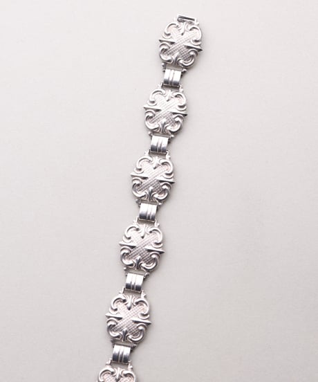 c.1950 Norway Modern Folk Bracelet / Silver 830