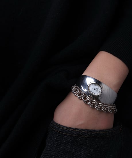 c.1960 Switzerland for France / airain バングルウォッチ / Silver