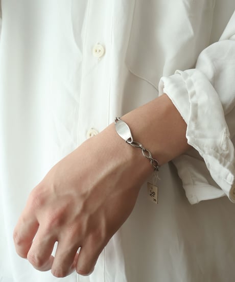 c.1950 France / ID ブレスレット / Silver 800