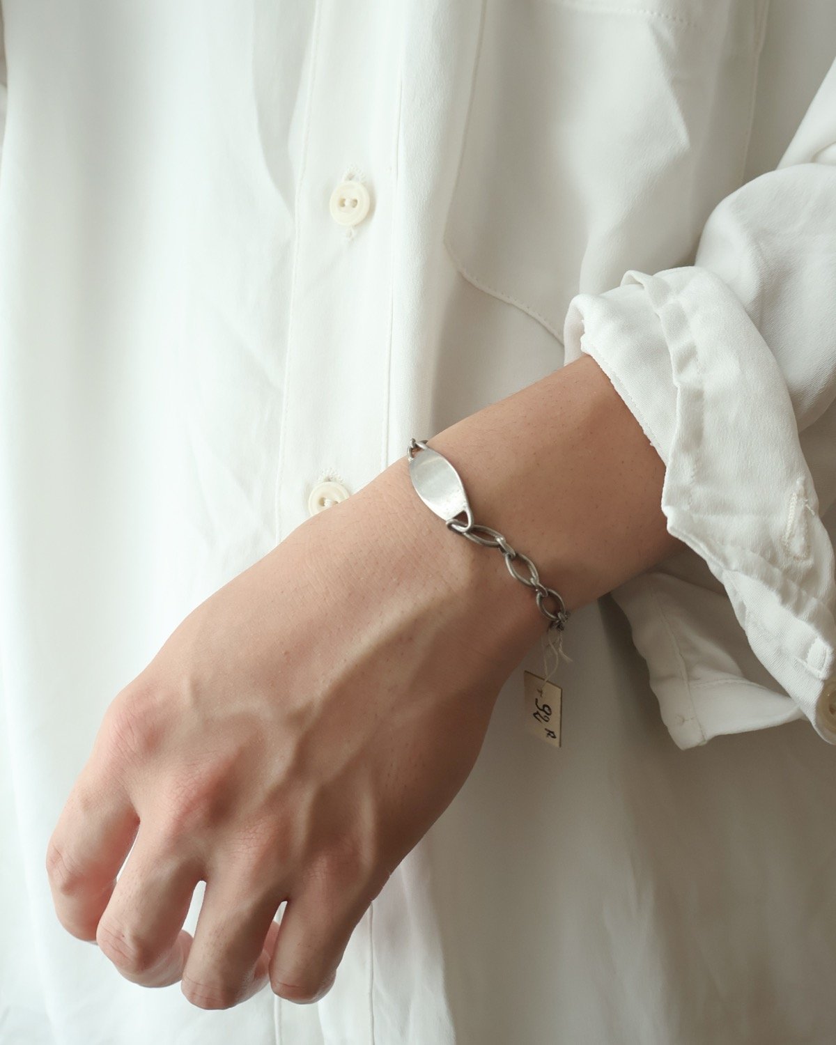 c.1950 France / ID ブレスレット / Silver 800 | BLUE BOX