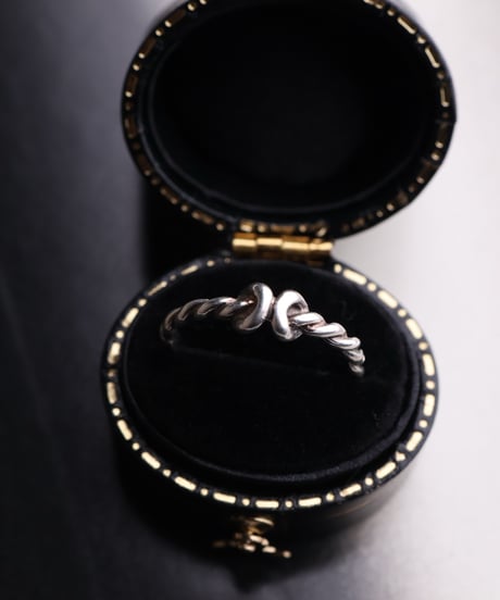 c.1980–90 France / Knot Twist Ring / Silver 925