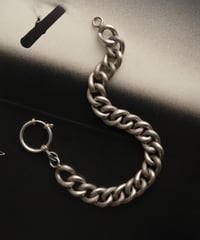 c.1920 France Paris / グルメットチェーン　ブレスレット / Silver 800