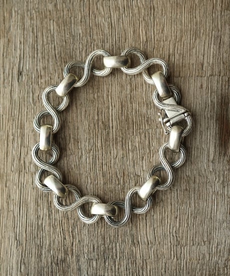 c.1960–70s Norway / ノルディックリンクブレスレット / Silver 925