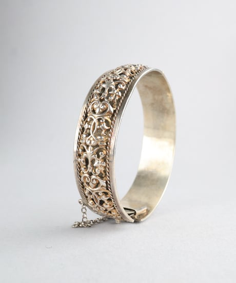 c.1920–30 France Ferronnerie Bangle / Silver 800