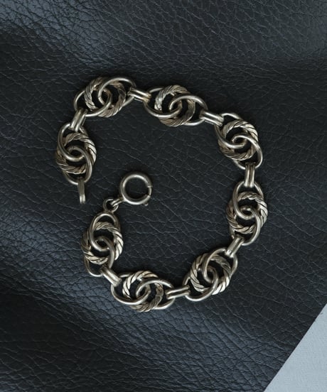 c.1945–1949 Czechoslovakia / / ロープモチーフ ブレスレット / Silver 835