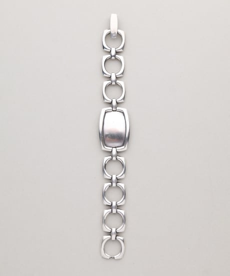 c.1960 France / モダン ID ブレスレット / Silver 800