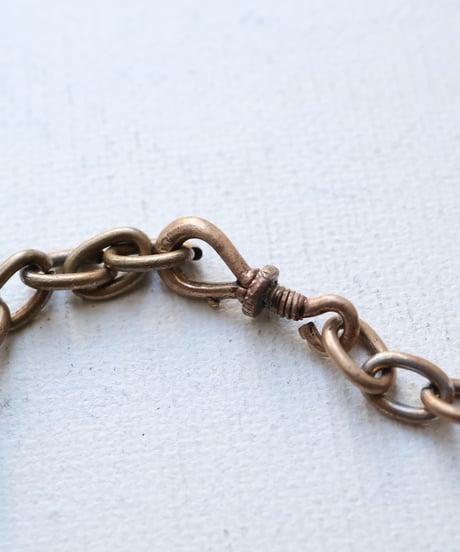 c.1900 France / シャトレーヌチェーン ウォッチチェーン / Brass