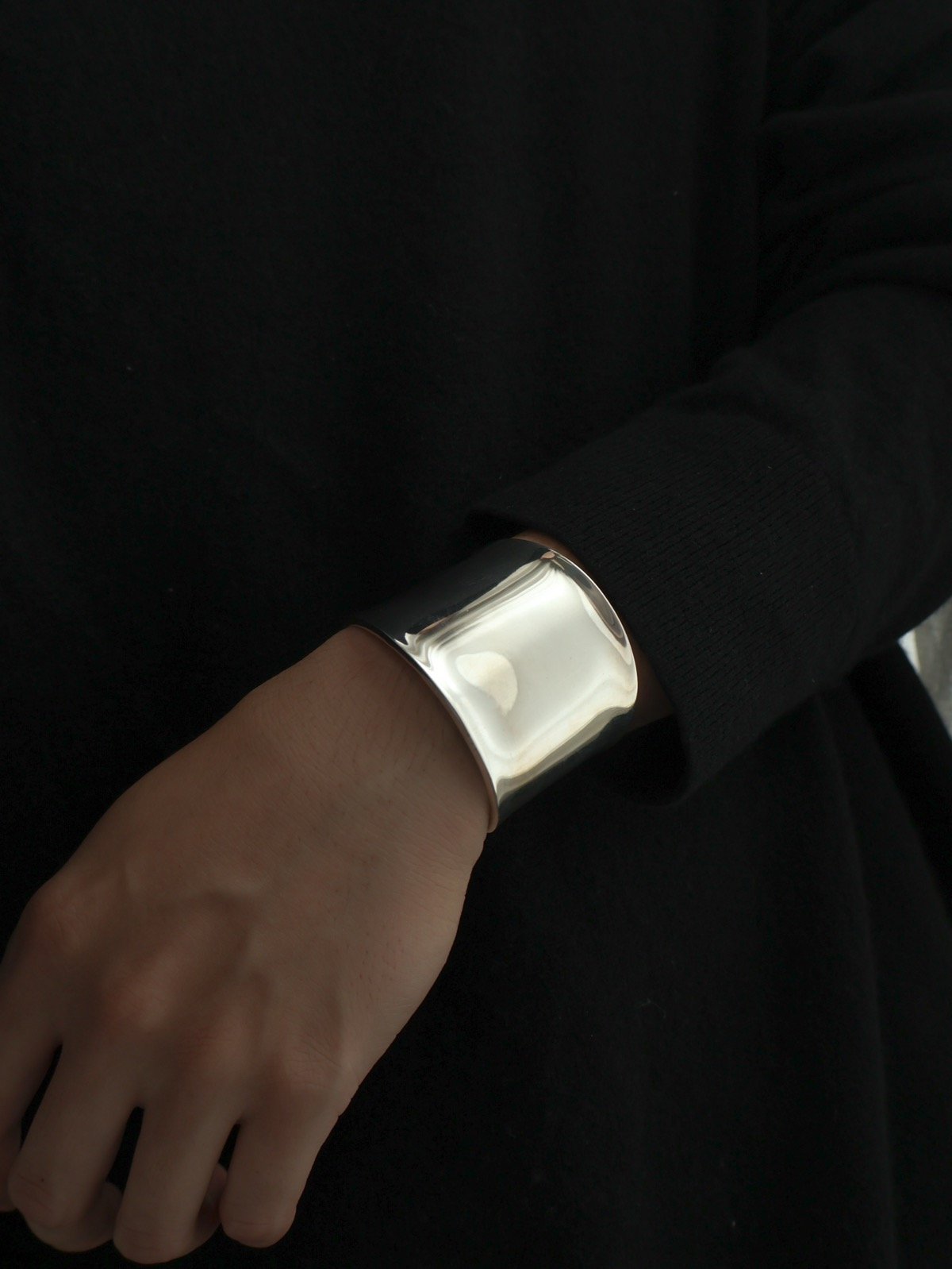 メキシコ 6連 オープン カフブレスレット 極幅広 925 存在感 ヴィンテージ メキシコ 6連 オープン カフブレスレット 極幅広 925 存在感