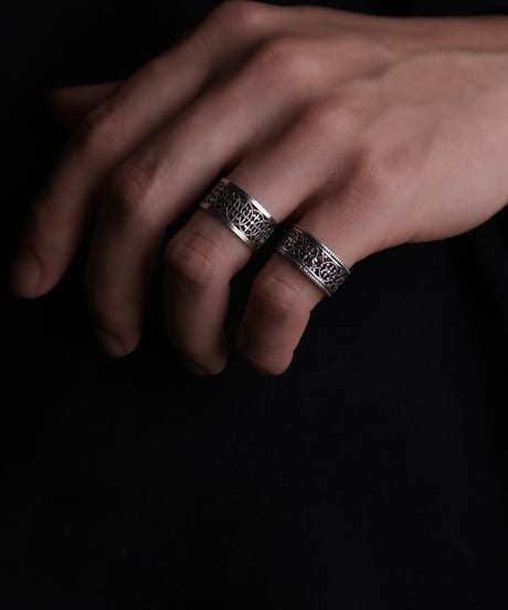 c.1950–70s France / ゴシックモチーフリング / Silver800-925