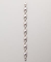 c.1930 Czechoslovakia Embossed リンク　ブレスレット / Silver 900