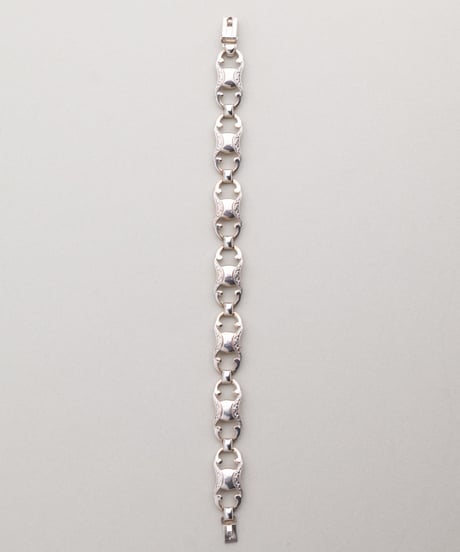 c.1930 Czechoslovakia Embossed リンク　ブレスレット / Silver 900