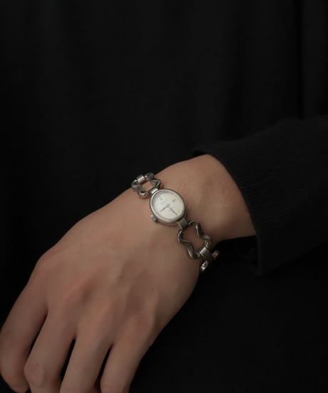 c.1960s Germany / DUGENA シルバーウォッチブレスレット / Silver 800