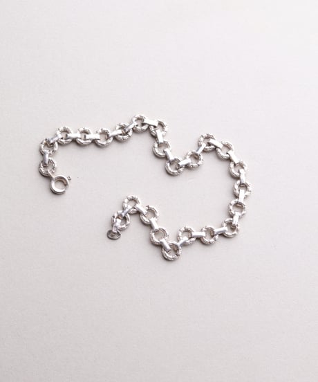 c.1930–40 Czechoslovakia / Donut Link Bracelet / Silver 900