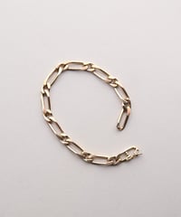 c.1960 France / Maille Cheval Link Chain Bracelet / Vermil