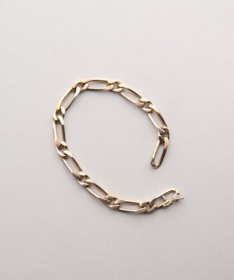 c.1960 France / Maille Cheval Link Chain Bracelet / Vermil