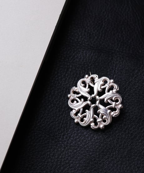 1943 Finland National Romantic Silver Brooch by Hopeatakomo / Silver 813