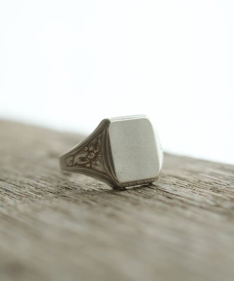 c.1950s Norway / Ivar T Holth /シグネットリング / Silver 830