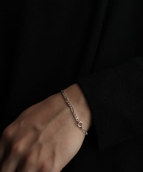 c.1960-70s France / フィガロチェーンブレスレット/Silver