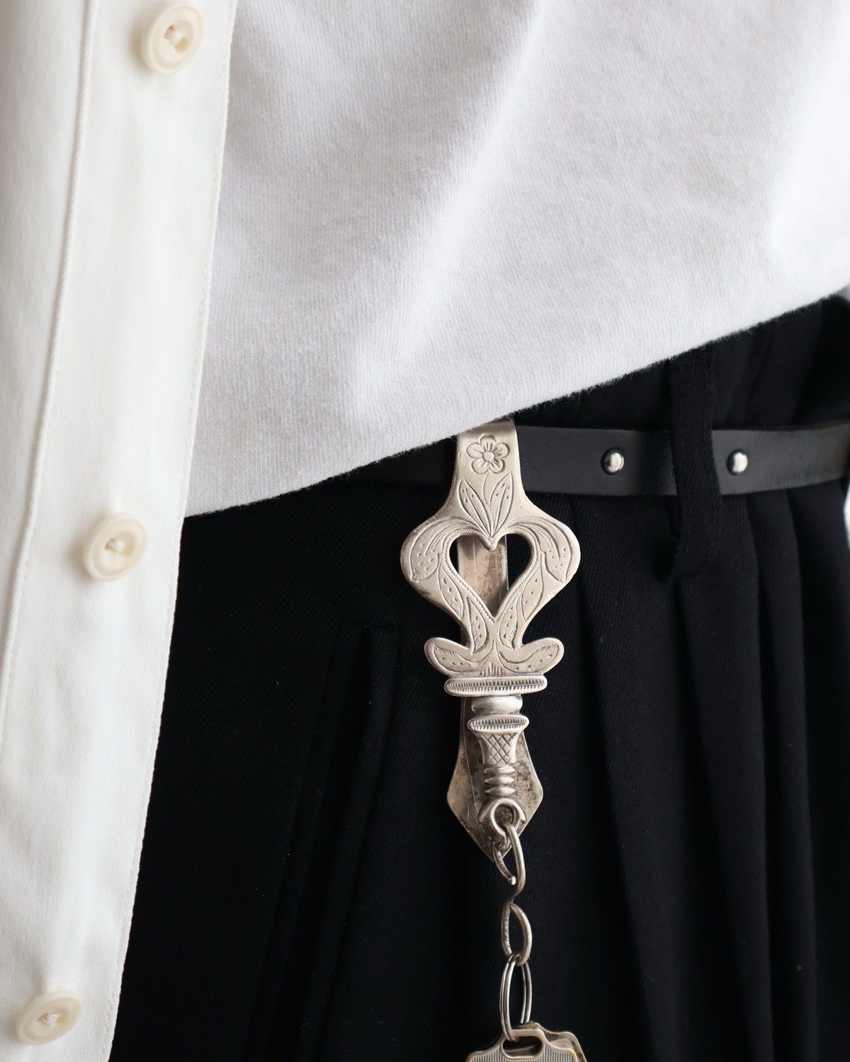 c.1890 France / アール・ヌーヴォー/ シャトレーヌ / Silver