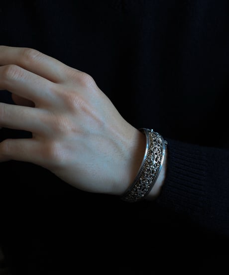 c.1920–30 France Ferronnerie Bangle / Silver 800