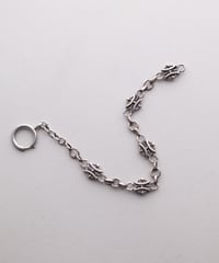 c.1900–20 France / Structural Link Watch Chain Bracelet / Silver 800（Vermeil）