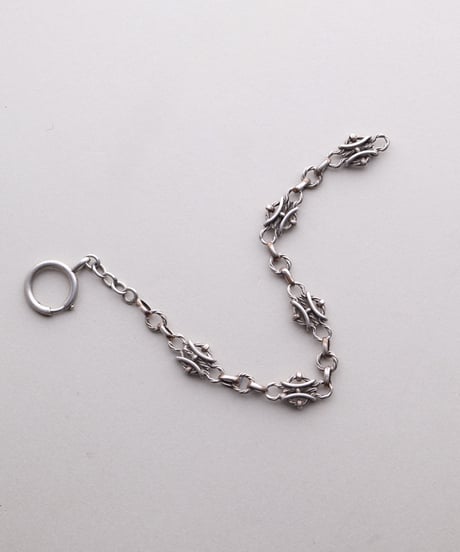 c.1900–20 France / Structural Link Watch Chain Bracelet / Silver 800（Vermeil）