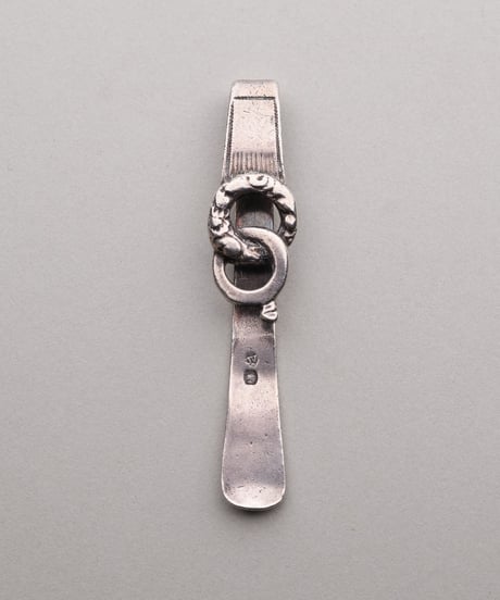 c.1890–1910 France / Tribal Motif Chatelaine / Silver 800