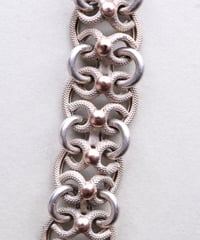 c.1890–1910 France Ferronnerie Bracelet / Silver 800 & Vermeil