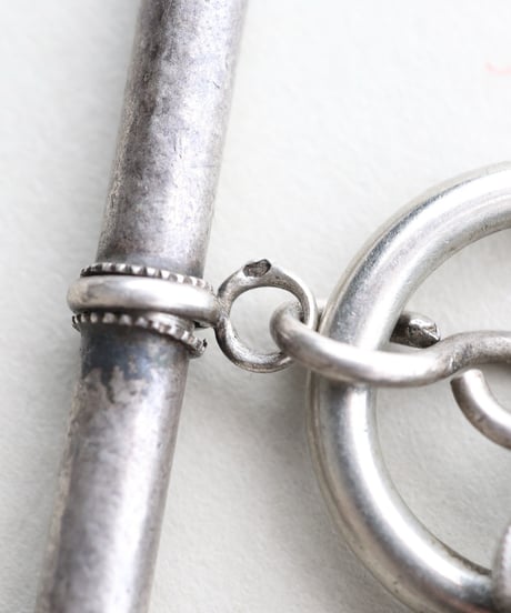 c.1870–1890 France Watch Chain Bracelet / Silver 800
