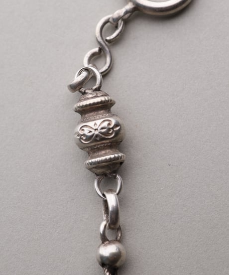 c.1870 France / Watch Chain Bracelet / Silver 800