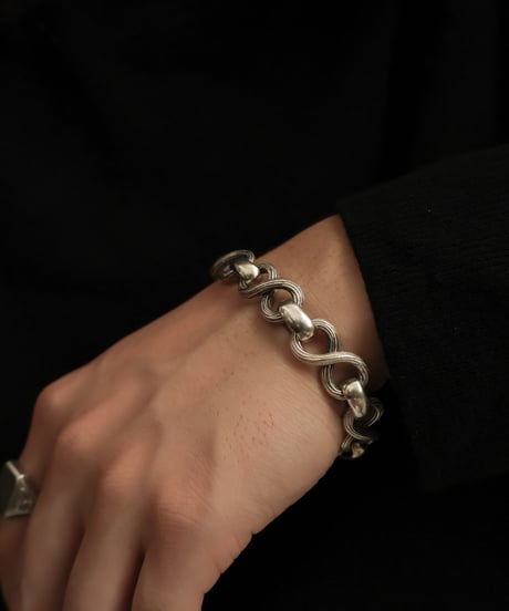c.1960–70s Norway / ノルディックリンクブレスレット / Silver 925