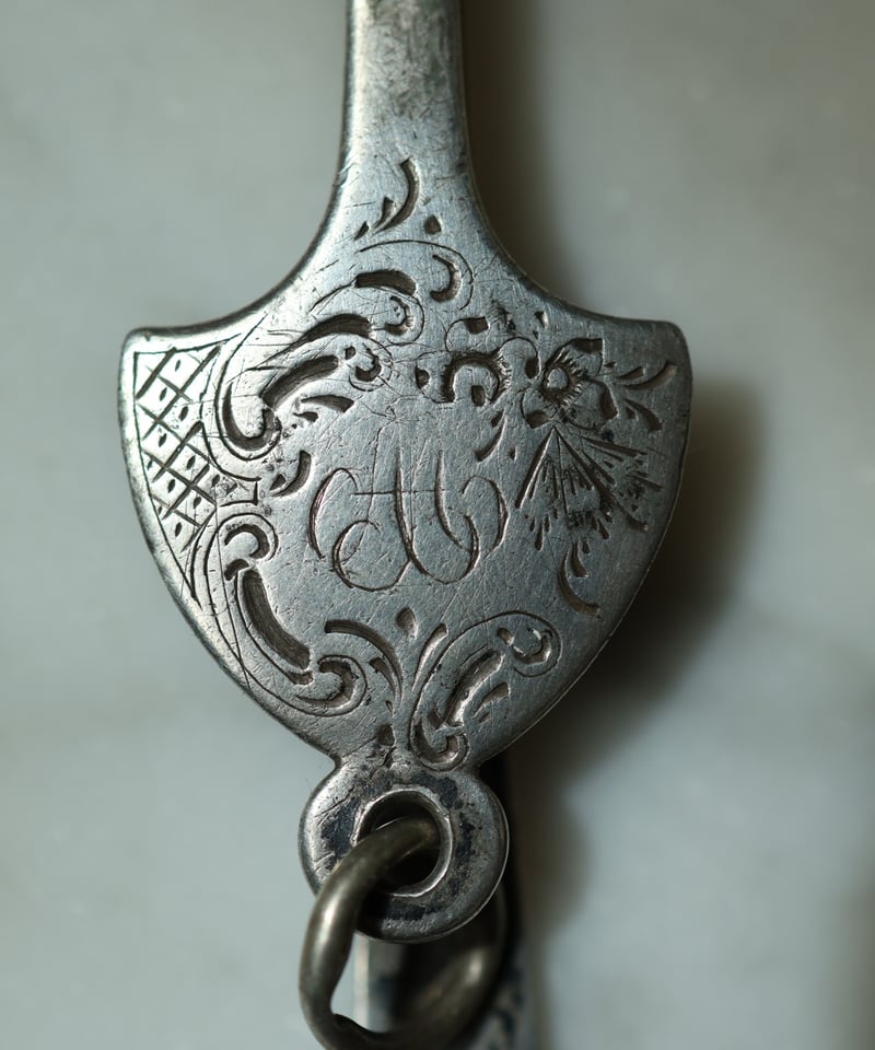 c.1890 France / シャトレーヌ/ キーホルダー/ Silver 800 | BL