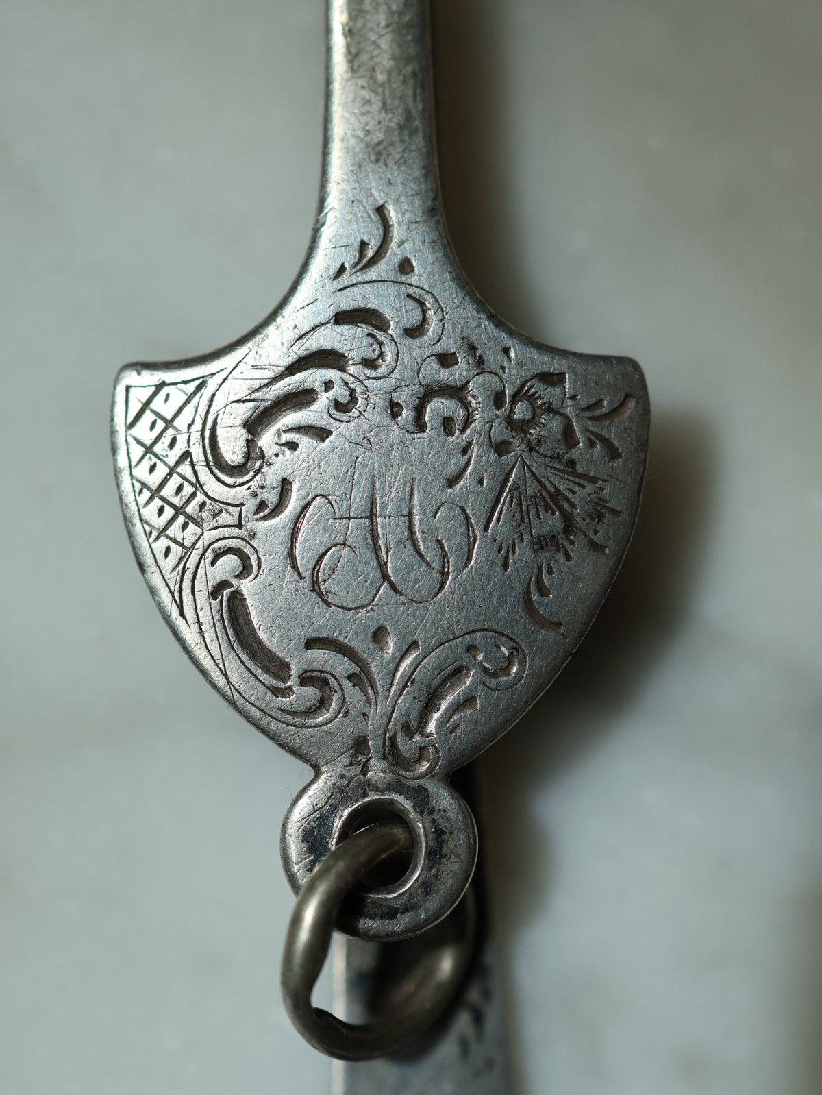 c.1890 France / シャトレーヌ/ キーホルダー/ Silver 800 | BL