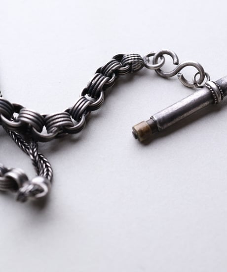 c.1870–1890 France Watch Chain Bracelet / Silver 800