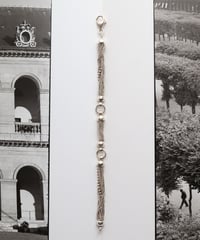 c.1990 Italy Vicenza / マルチチェーンブレスレット / Silver 925