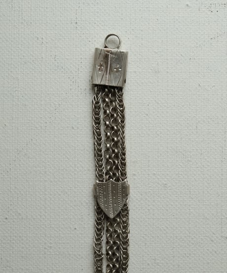c.1880 France Paris / マルチチェーン　シャトレーヌブレスレット / Silver 800