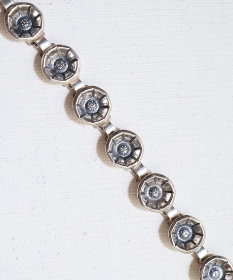 c1950 Denmark  / フラワーブレスレット / Sterling Silver 925 / John Lauritzen