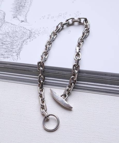 c.1960 Denmark / Anchor Chain Bracelet / Silver 925