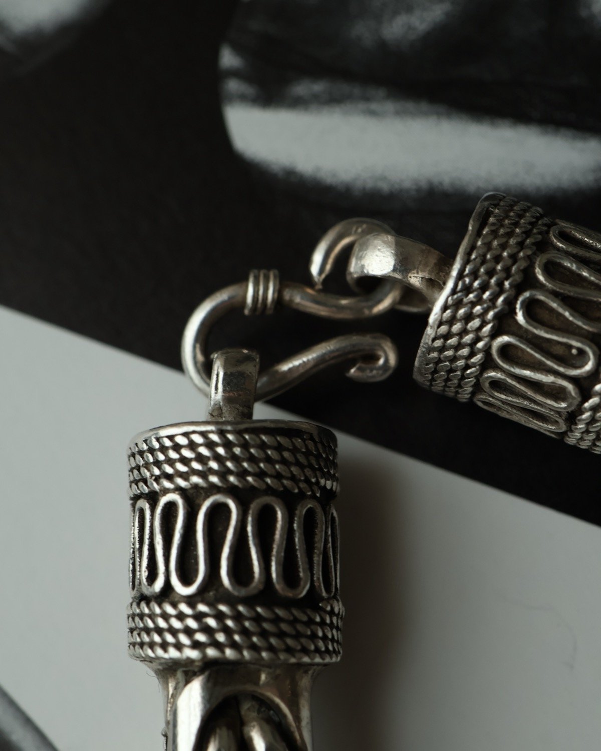 silver925 ブレスレット 80s 90s ヨーロッパ ④ c.1980 Byzantine Chain ブレスレット / Silver 925 / 88