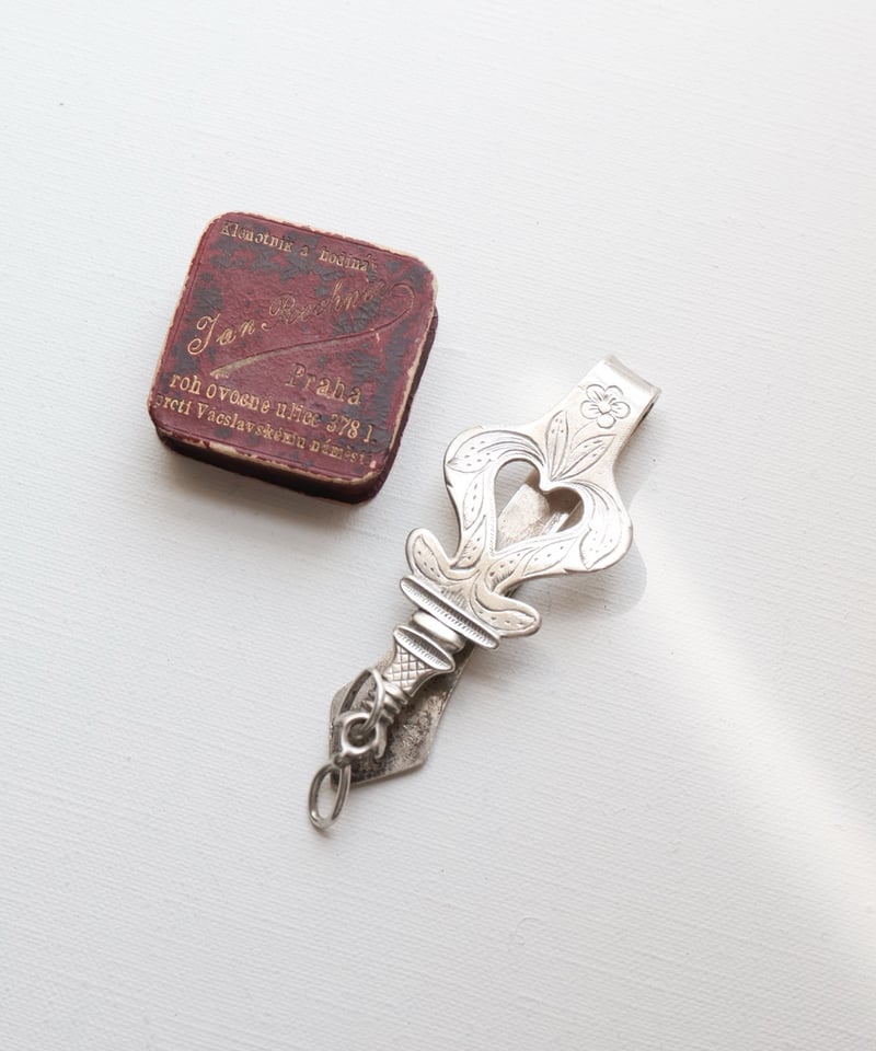 c.1890 France / アール・ヌーヴォー/ シャトレーヌ / Silver