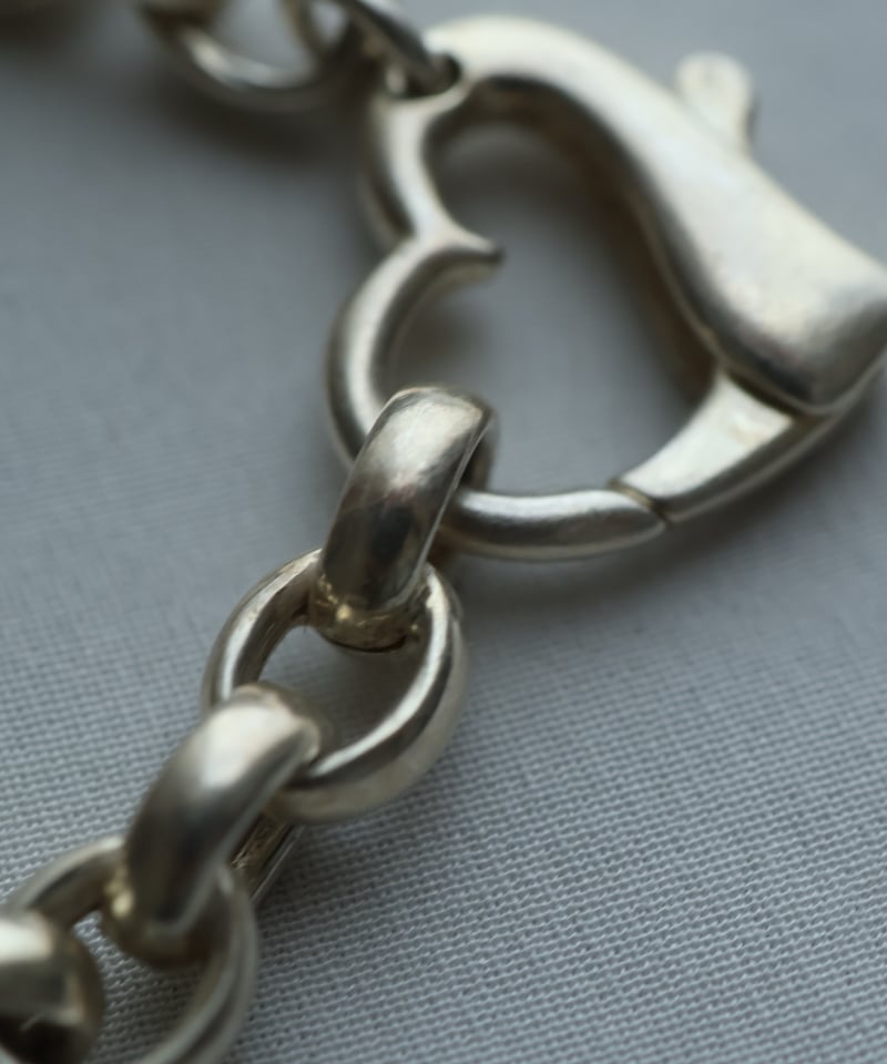 c.1980-90 Italy / ハートクラスプ/ロロチェーンブレスレット