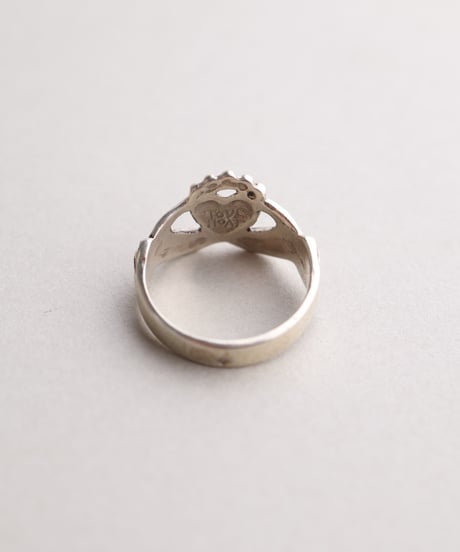 c.1950–70 France / Pierre Toulhoat Claddagh Ring / Silver